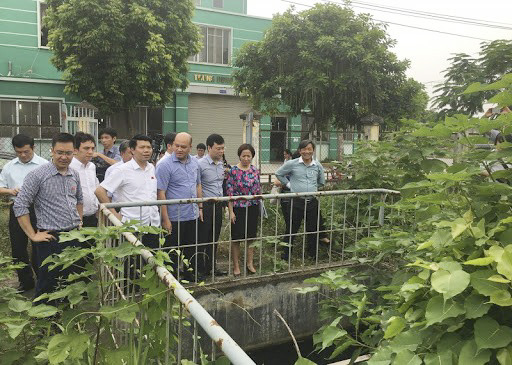 Đoàn giám sát của Ban Đô thị HĐND thành phố Hà Nội thực hiện giám sát tại Cụm công nghiệp xã Tân Triều – huyện Thanh Trì tháng 8/2017