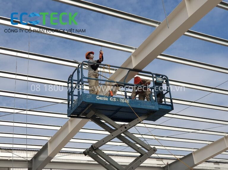 tiến độ thi công dự án nhà máy Sewon Vina 3